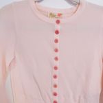 Pastel Pink Japanese Kawaii Style Cottage Balletcore Sweater Cardigan Top Size XS Photo 3
