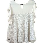 Matilda Jane Adventure Begins Simply Lace Flutter Sleeve Top Photo 0