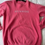 The Seaside Style  Coral Pink Crewneck Sweater Size M Photo 0