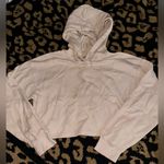 Bershka Beige Cropped Hoodie Sz. XS Photo 0