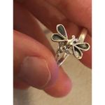 925 sterling silver ring band size 8.75 lot c24 dragonfly Photo 2