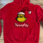 Red Grinch Naughty Hoodie S Photo 1