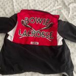 Lacrosse Boathouse windbreaker jacket #windbreaker windbreaker, navy red, athletic style, lightweight, sporty jacket, waterproof, zipped, custom design, casual outerwear, school pride Black Photo 1