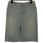 Armani Exchange Jean Skirt 6‎ Gray Y2K Denim Mini Streetwear Designer Blue Photo 0