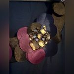 Boden Midnight Blue floral appliqué dress, US4R Size 4 Photo 2