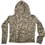 Nili Lotan Animal Print Tiger Stripe Sweatshirt Hoodie Pullover Sz Med Womens Photo 1