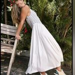 Free People COPY - Alana Open-Back Striped Midi Dress Photo 1