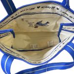 Brighton  Tied With Love Canvas Tote Heart Flowers Bird Ribbon Print NWT Photo 7