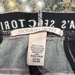 Victoria's Secret  Plaid Black White Checkers Glittery Pajama Pants Small #2066 Photo 4