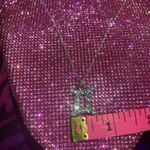 Boutique Gemini Zodiac Sign Necklace Birthday Bling Rhinestone Horoscope Astrology Y2K Photo 3