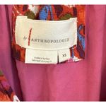 Anthropologie  Robin Mini Dress XS Red Pink Babydoll Floral Ruffled Tiered Fairy Photo 5