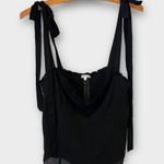 Reformation  Blanca Smocked Tie Shoulder Tank Size 12 Photo 1