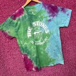 The Rolling Stones in Concert Hot Lips Rock Tie Dye L Photo 3