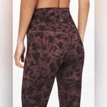 Lululemon Align Pants Leggings 25” Mini Dust Floral Antique Bark Black/Pink 2 Photo 3