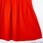 Hutch  Anthropologie‎ Bow Back Tomato Red Dress, 1X Photo 8
