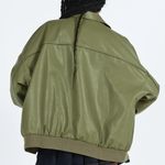 Princess Polly Leather Jacket Oversized Photo 2