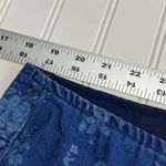 We The Free Free People Floral Jacquard Flare Jeans Blue Boho Size 31 Photo 9