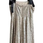 Gal Meets Glam Sequin Bow Dress Size 14 Coquette Girly Feminine Romantic Anthro Photo 2