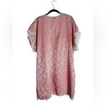 Val Mode Vintage Satin Lace Kimono Robe Floral Pink Feminine Coquette Size Me Size M Photo 5