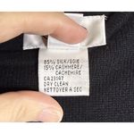 Talbots  XL /Large 2 Piece Black Embellished Button Front Knit Cardigan Tank Top Photo 5