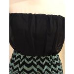 Trixxi  Black & Teal Strapless ~ High Low Dress ~ Size Medium - New with Tags Photo 3