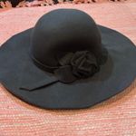 Grey‎ Wool Cloche Hat with Bow Womens Dress Church Funeral Party Formal Fancy Black Photo 1