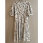 Kate Spade Dainty Bloom Poplin Dress Size 12 Milkmaid Peasant Cottagecore White Photo 7