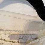 Loft Ann Taylor Cream 3/4 Sleeve Lace Top Size Small Petite Photo 6