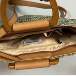 Sonoma Olive Green Straw Half-Moon Handbag Purse Pocketbook Crossbody Bag ✨ Photo 5