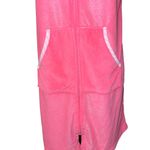 Vintage Jasmine Lace Terry Robe Zippered Front Size Small Robe Cover Up Pink Photo 2