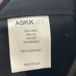 New Askk Ny Wide Leg Twill Trouser Jeans in Black size 28 Photo 10