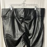 1. State  Black Faux Leather Leggings Size 2X Photo 5