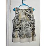 Bali Corp Black and White Multi Texture Long Sleeve Top 12 / L Size L Photo 1