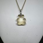 Handmade Brown Crystal Bear Gold Chain Necklace Photo 2