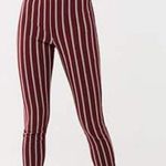 Forever 21 Black & White Striped Pants Photo 0