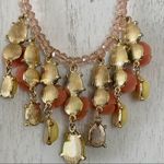 Ny Collection  gold tone 3 tier floral enamel statement necklace Photo 10