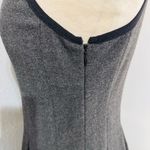 SHADES OF GREY BY MICAH COHEN Women Gray Pleated Midi Round Neck Dress Size 4 Photo 3