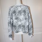 Joie  Jeyne Black & White Animal Leopard Print Sweatshirt Photo 3