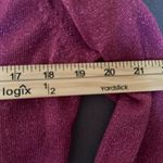 Chadwick's Vintage Chadwick’s V-Neck Magenta Sparkly Sweater Photo 3