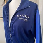 Mayfair Group 😍 Cutest Mayfair Athletic Club Blue Zip up Jacket Photo 1
