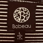 Bobeau ‎ Black White Off Shoulder Dress Long Large Photo 5