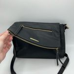 Liz Claiborne Black Leather Crossbody Bag Photo 1