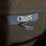 CHAPS Black Sport 1/2 Zip Fleece Jacket Size S EUC Photo 5