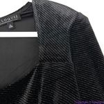 Eloquii NEW black Strong Shoulder Velvet Jumpsuit glitter , 16 Photo 15