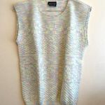 Vintage Vest Sleeveless Sweater Cartwheels Unlimited Pastel Cottage Granny 90s M Size M Photo 0