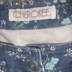 Cherokee Vintage blue floral denim jacket size M Photo 8