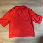 Lululemon  Swiftly Tech Relaxed-Fit‎ Polo Shirt Size 0 Hot Heat Red Glow Photo 2