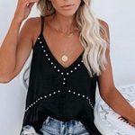 VICI Embellished Strappy Tank Photo 0