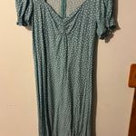 society and stitch Blue And White Polka Dot Dress Photo 0