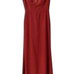 NWT Dessy Collection burgundy formal / bridesmaid maxi dress Red Size 4 Photo 0